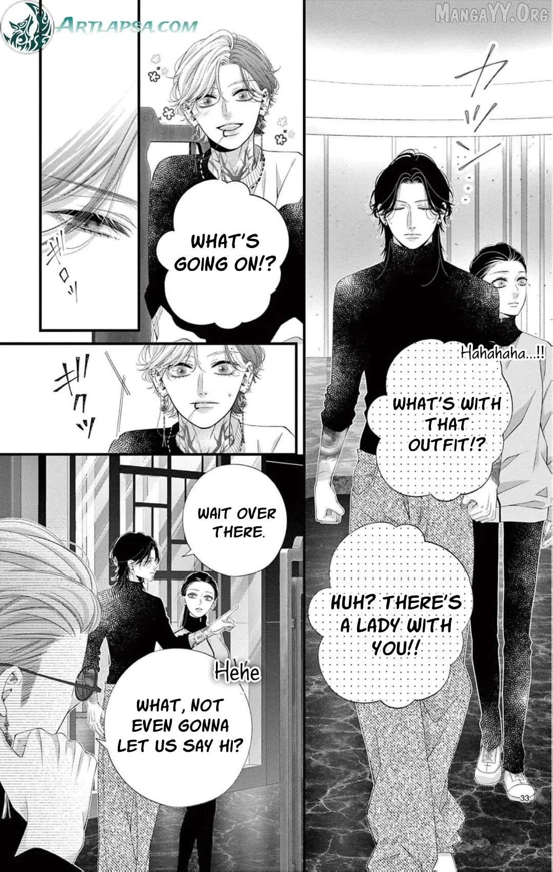 Chō wa aishū no ori ni torawareru Chapter 9 page 36 - 