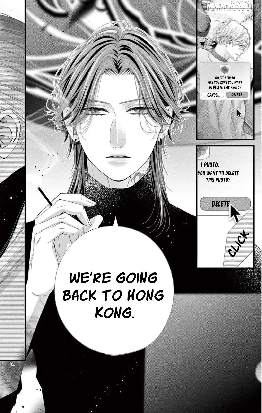 Chō wa aishū no ori ni torawareru Chapter 9 page 39 - 