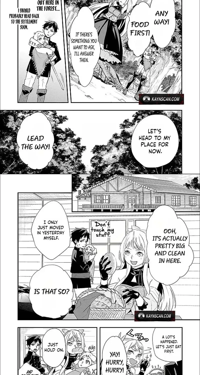 Chou Henkyou no Ryouhu Arrow no Seikatsu ~Nureginu wo Kiserare Tsuihou Saremashitaga, Futari no Megami to Shin Seikatsu wo Okurimasu~ Chapter 4.1 page 9 - 