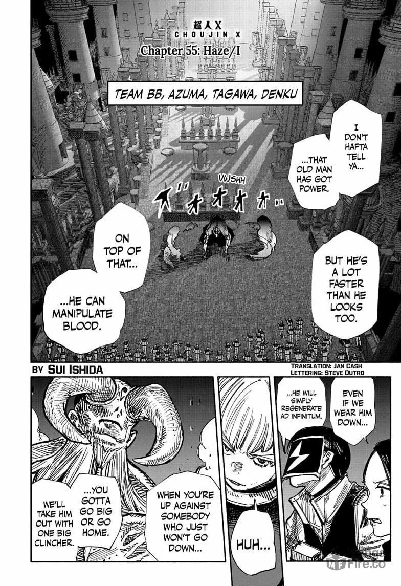 Choujin X Chapter 55 page 3 - 