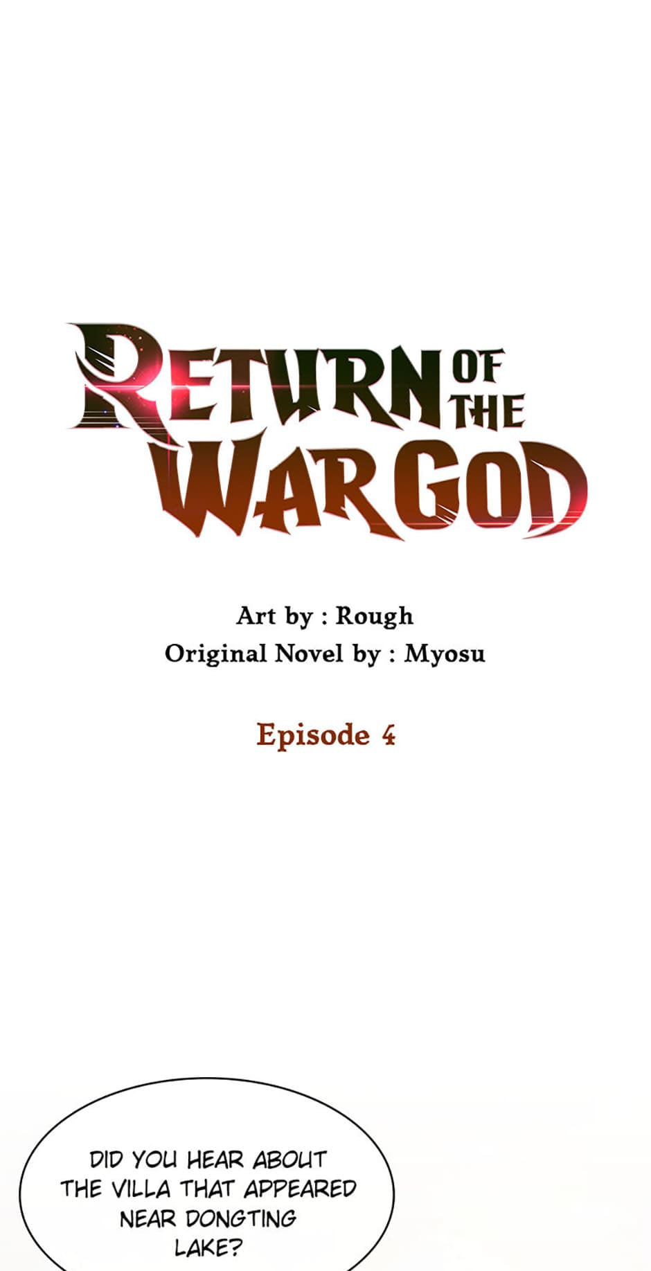 Chronicles of a Returner Chapter 4 page 1 - 