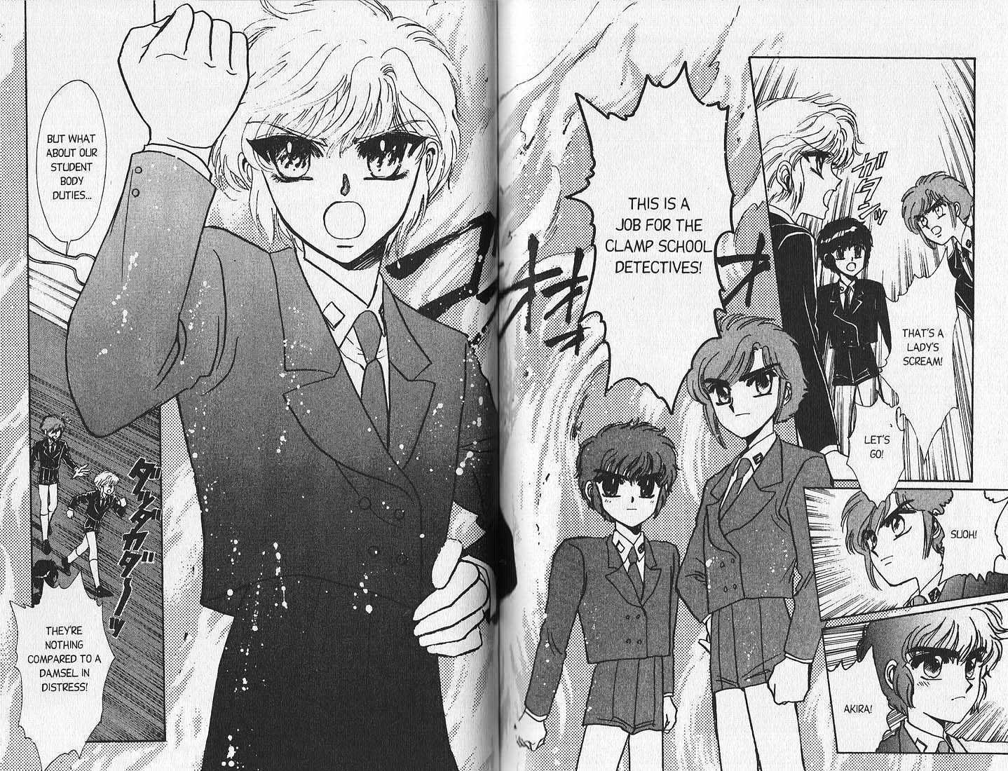 Clamp School Detectives Chapter 11 page 97 - 