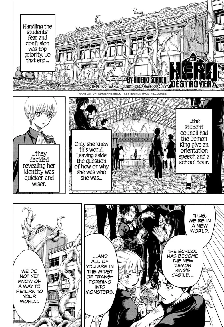 Class 2-B Hero Destroyerz Chapter 7 page 2 - 