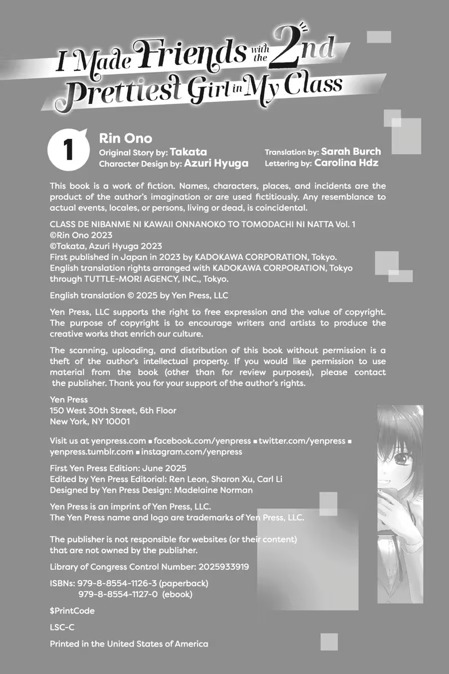 Class de 2 Banme ni Kawaii Onna no Ko to Tomodachi ni Natta Chapter 0 page 176 - 