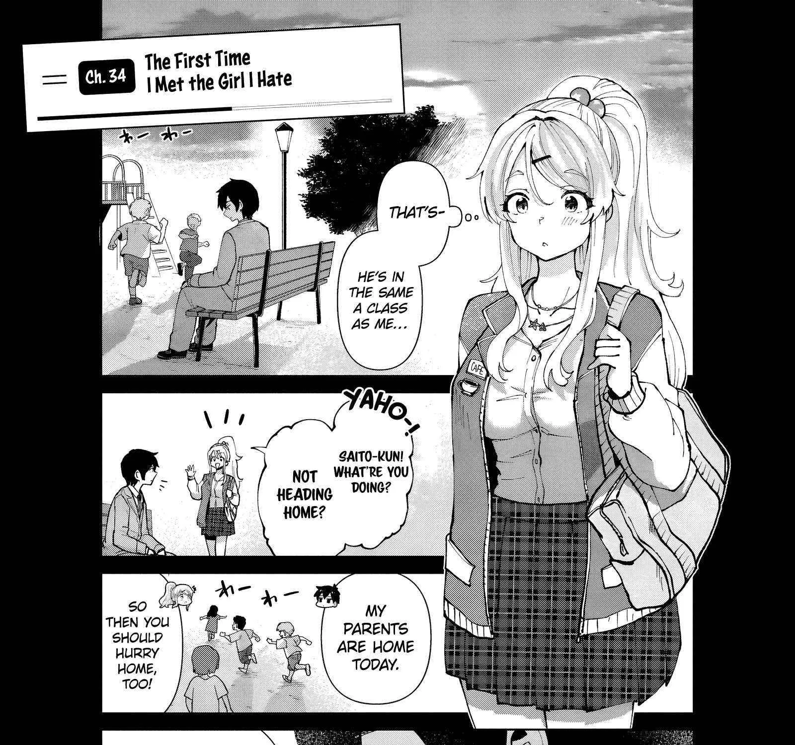Class no Daikirai na Joshi to Kekkon Suru Koto ni Natta Chapter 34.1 page 3 - 