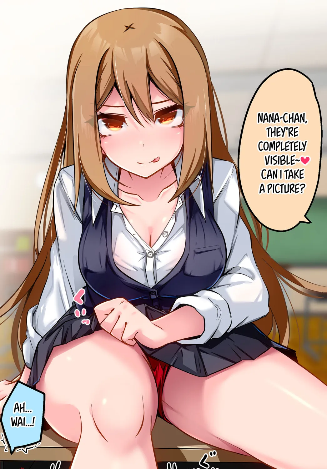 Class no Gal ni Kuuki Atsukai Sareteimasu Chapter 11.5 page 1 - 