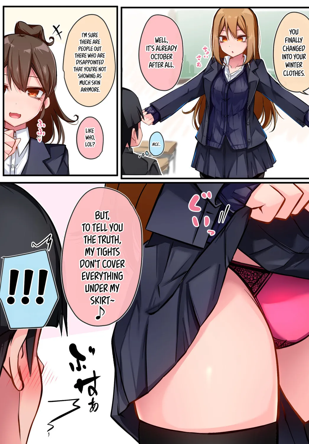 Class no Gal ni Kuuki Atsukai Sareteimasu Chapter 14 page 1 - 