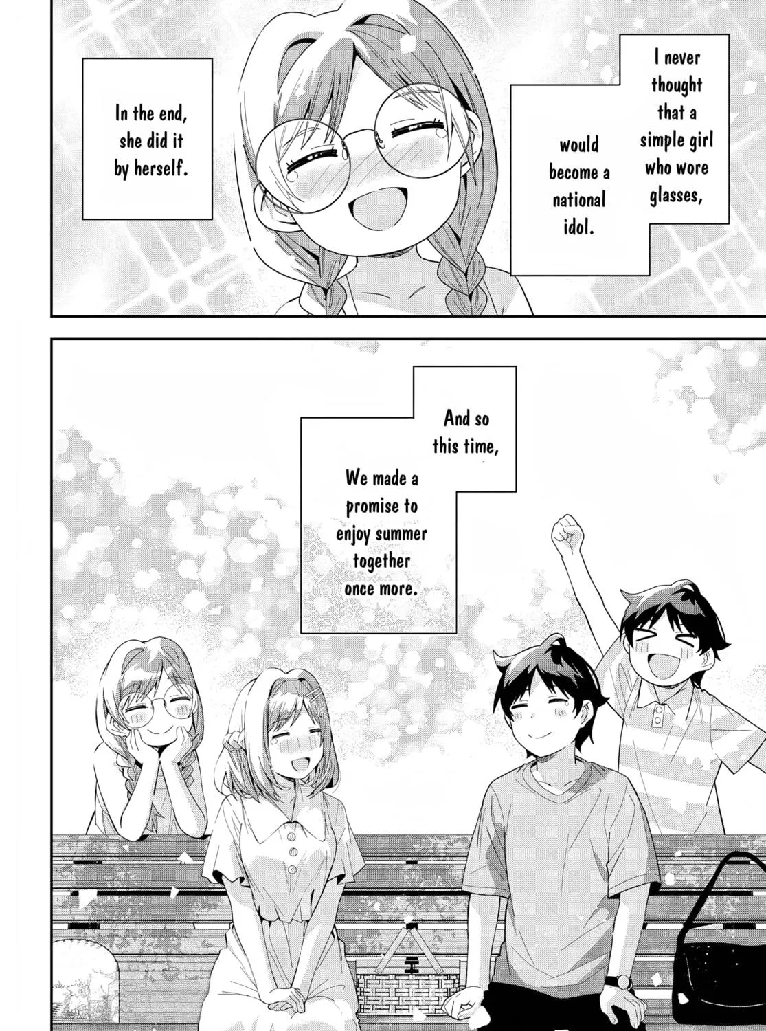 Classmate no Moto Idol ga, Tonikaku Kyodou Fushin Nan desu Chapter 14 page 64 - 
