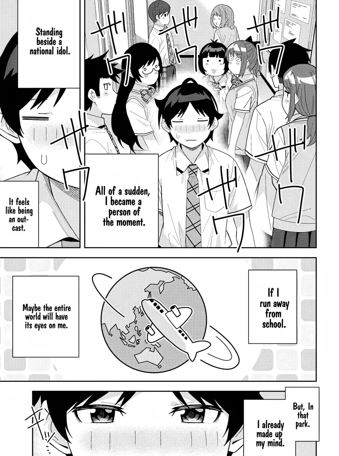 Classmate no Moto Idol ga, Tonikaku Kyodou Fushin Nan desu Chapter 15 page 57 - 