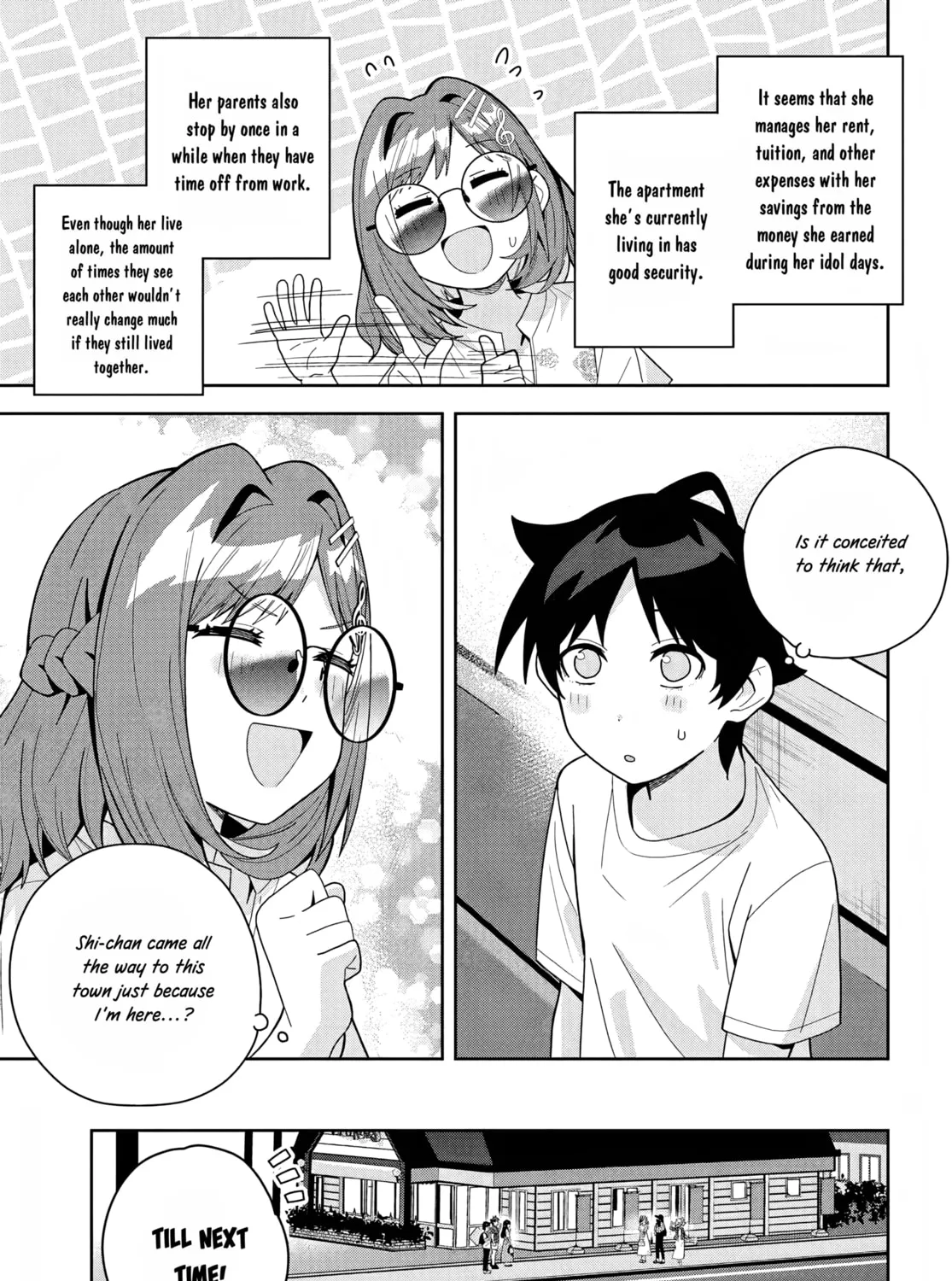 Classmate no Moto Idol ga, Tonikaku Kyodou Fushin Nan desu Chapter 18 page 43 - 