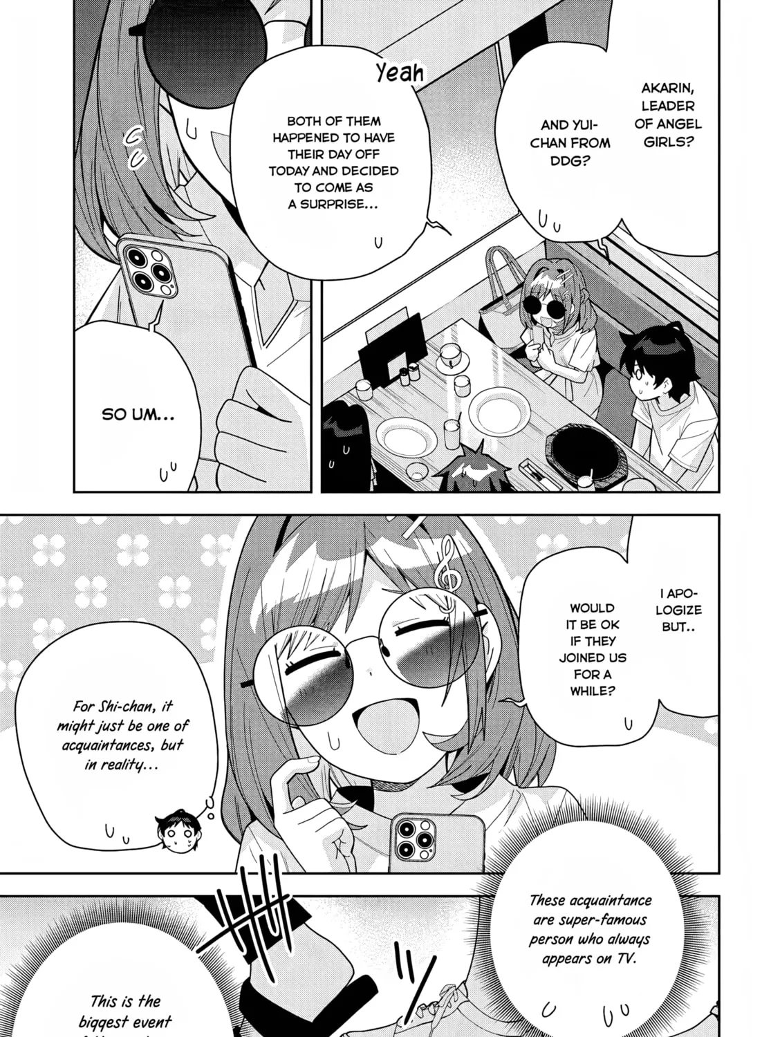 Classmate no Moto Idol ga, Tonikaku Kyodou Fushin Nan desu Chapter 18 page 7 - 