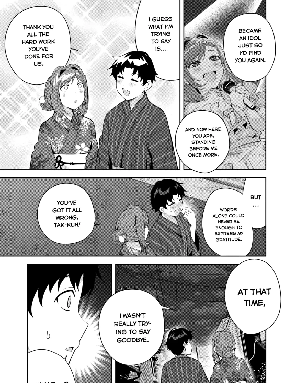Classmate no Moto Idol ga, Tonikaku Kyodou Fushin Nan desu Chapter 23 page 55 - 