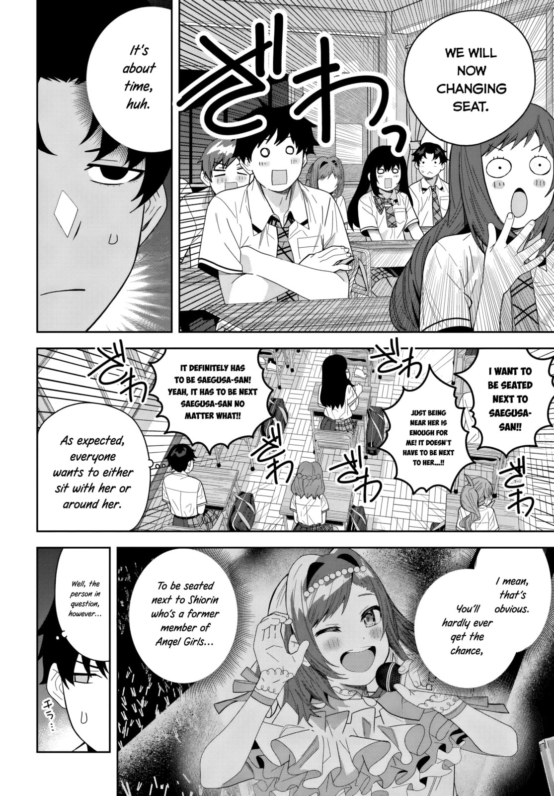 Classmate no Moto Idol ga, Tonikaku Kyodou Fushin Nan desu Chapter 24 page 13 - 