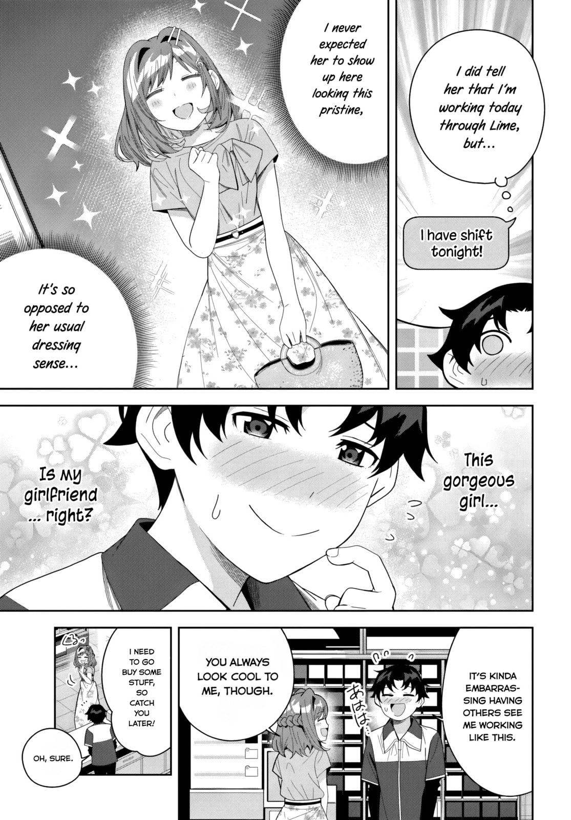 Classmate no Moto Idol ga, Tonikaku Kyodou Fushin Nan desu Chapter 24 page 3 - 