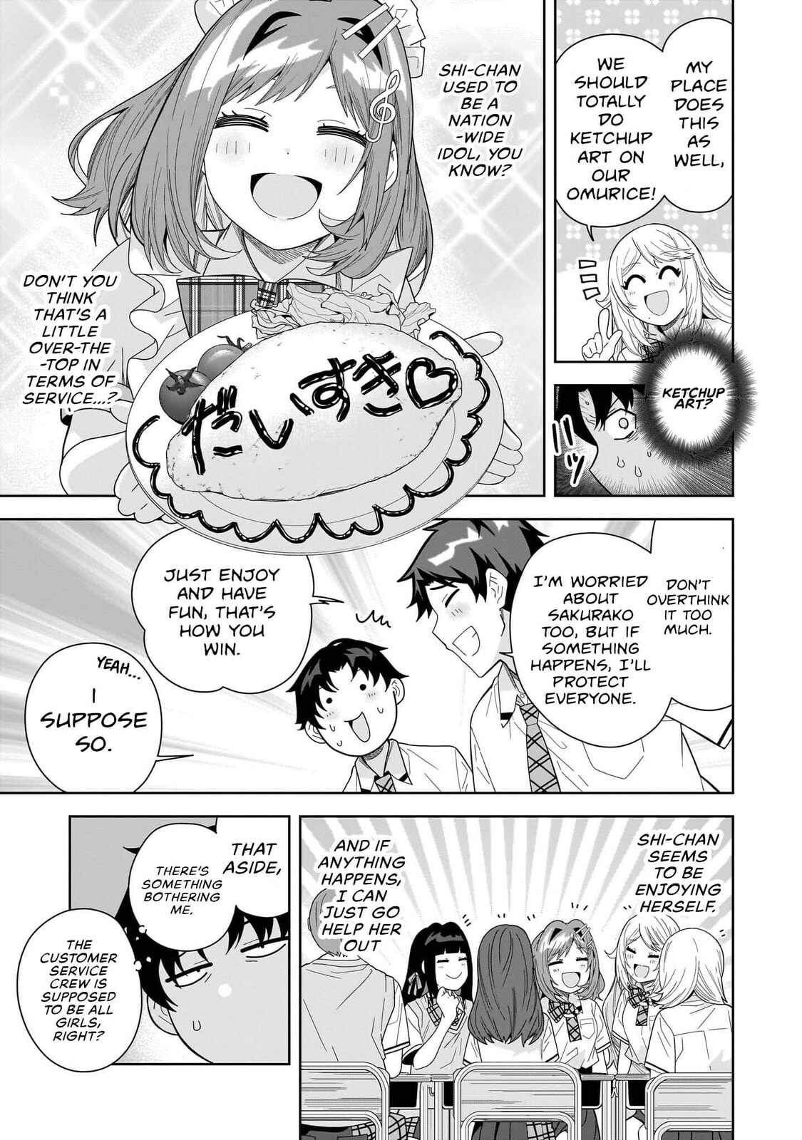 Classmate no Moto Idol ga, Tonikaku Kyodou Fushin Nan desu Chapter 25 page 19 - 