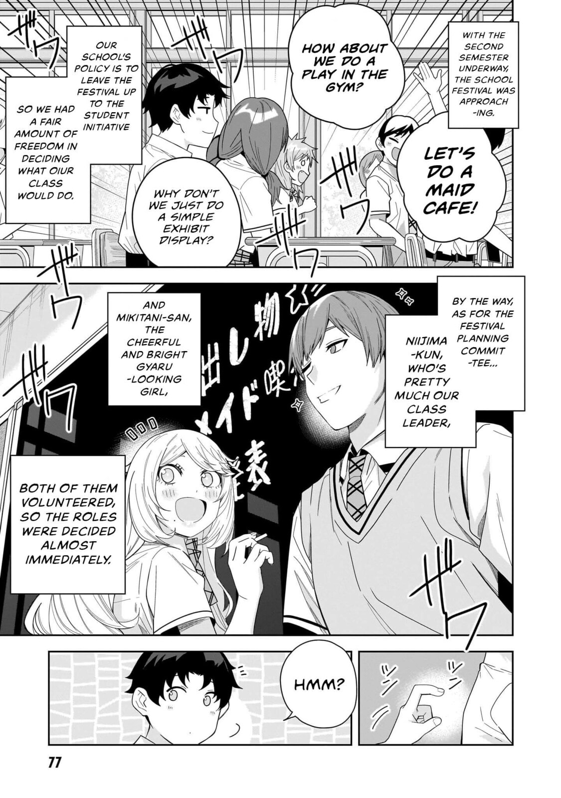 Classmate no Moto Idol ga, Tonikaku Kyodou Fushin Nan desu Chapter 25 page 9 - 