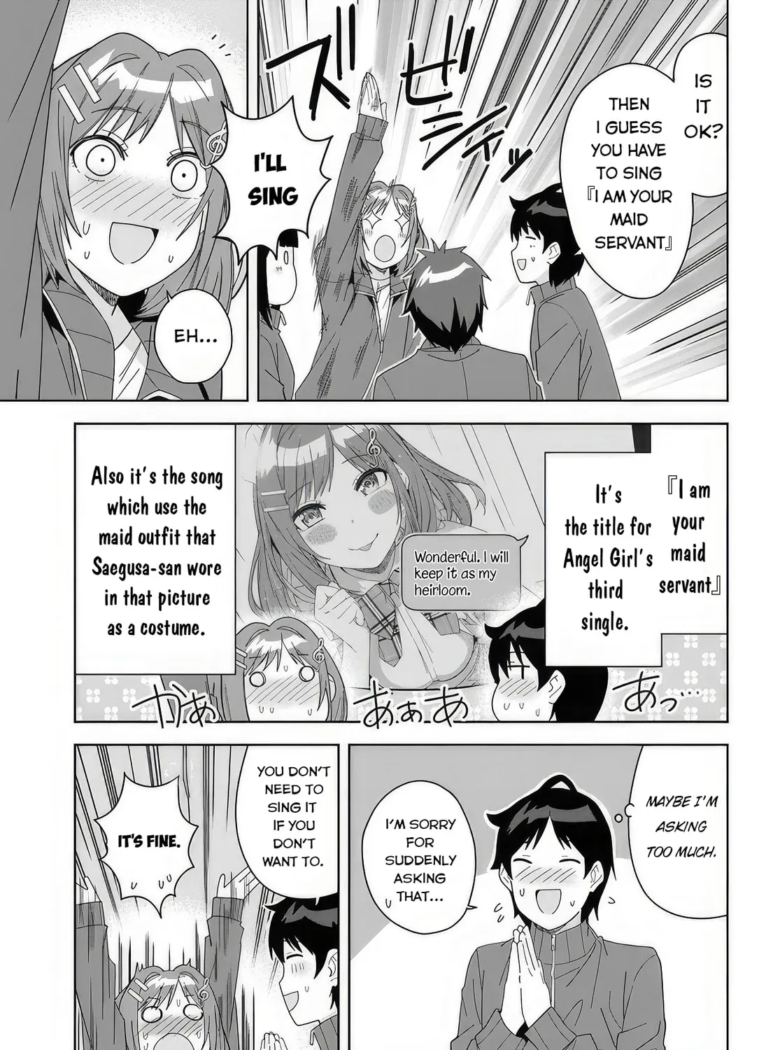 Classmate no Moto Idol ga, Tonikaku Kyodou Fushin Nan desu Chapter 4 page 57 - 