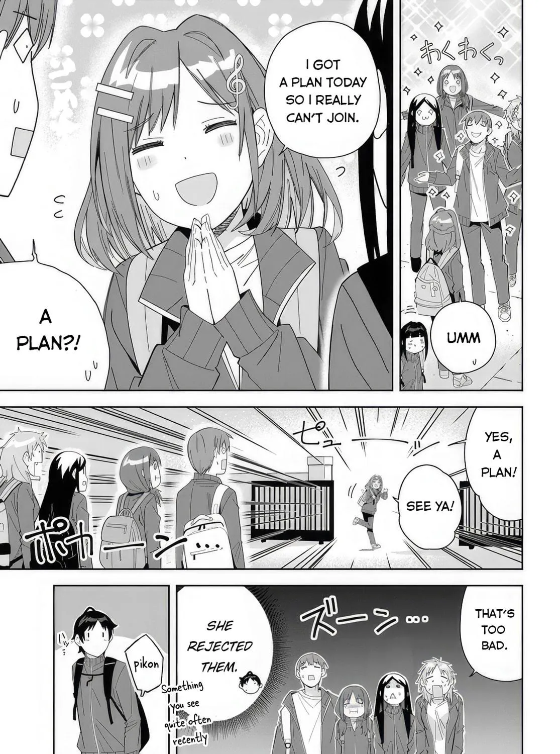 Classmate no Moto Idol ga, Tonikaku Kyodou Fushin Nan desu Chapter 5 page 5 - 