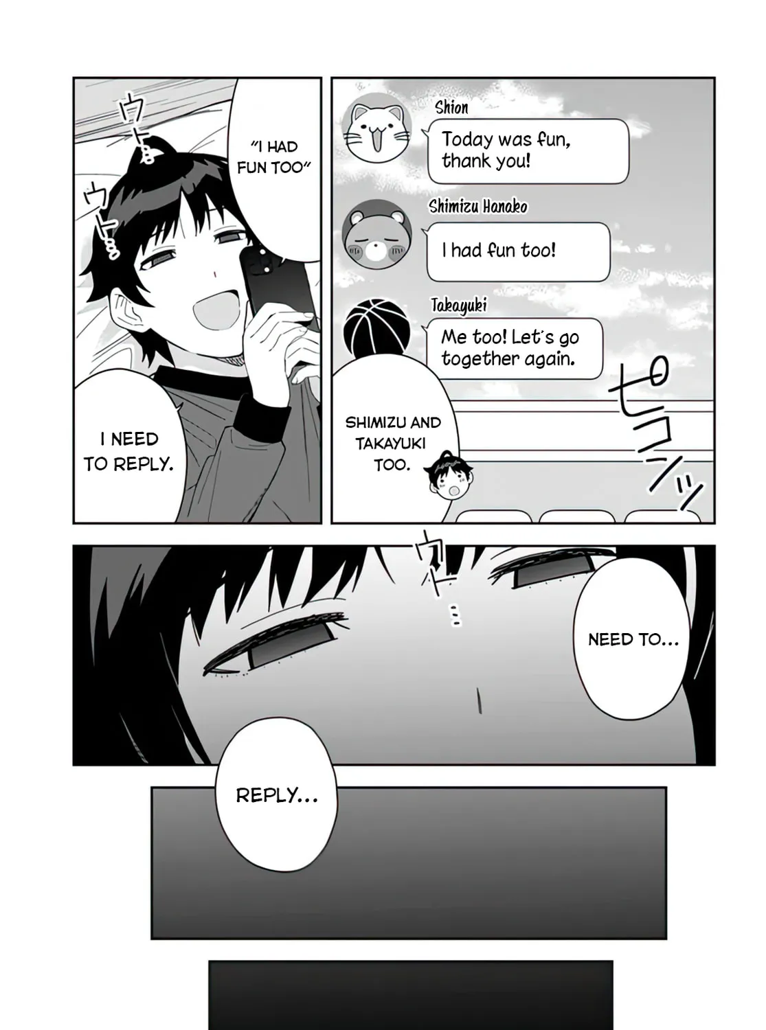 Classmate no Moto Idol ga, Tonikaku Kyodou Fushin Nan desu Chapter 5 page 45 - 