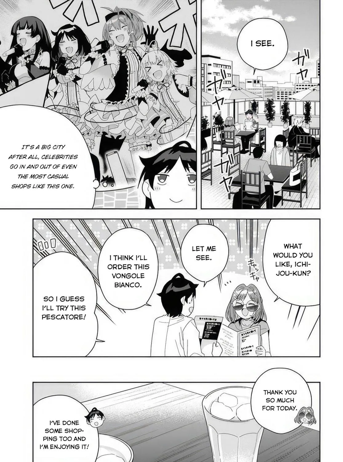 Classmate no Moto Idol ga, Tonikaku Kyodou Fushin Nan desu Chapter 6 page 41 - 