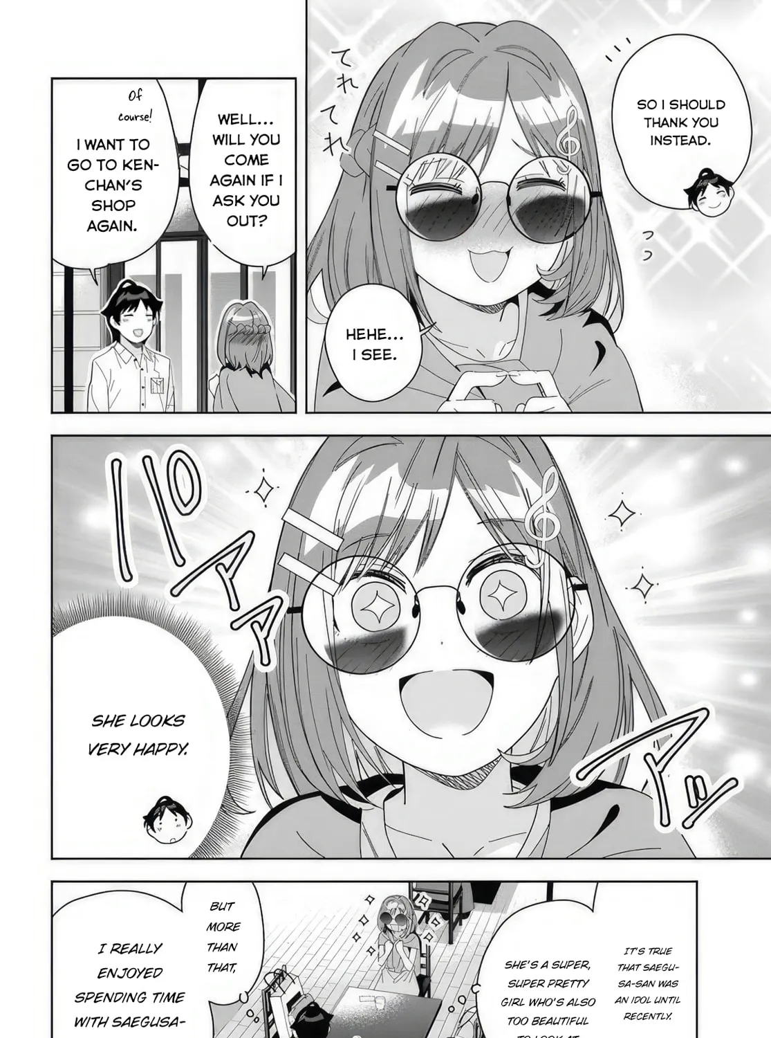 Classmate no Moto Idol ga, Tonikaku Kyodou Fushin Nan desu Chapter 6 page 43 - 