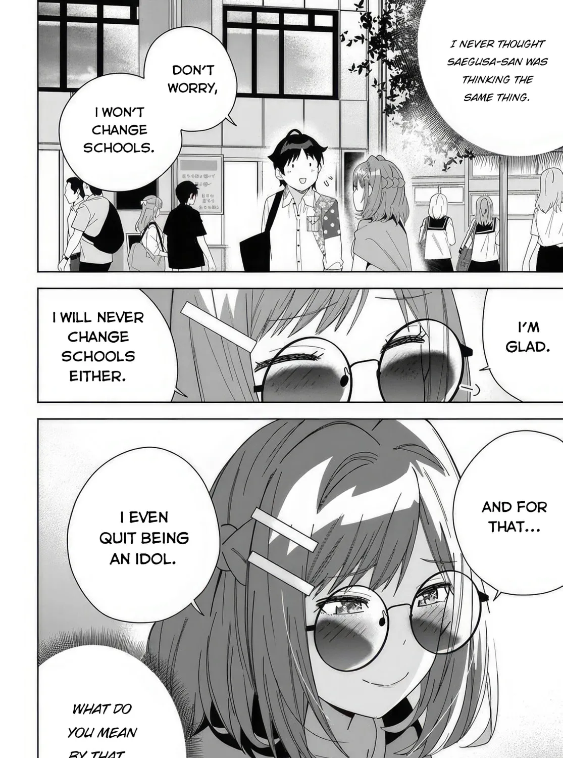 Classmate no Moto Idol ga, Tonikaku Kyodou Fushin Nan desu Chapter 6 page 63 - 
