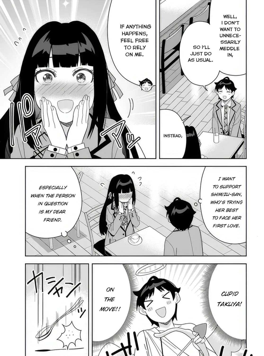 Classmate no Moto Idol ga, Tonikaku Kyodou Fushin Nan desu Chapter 8 page 55 - 