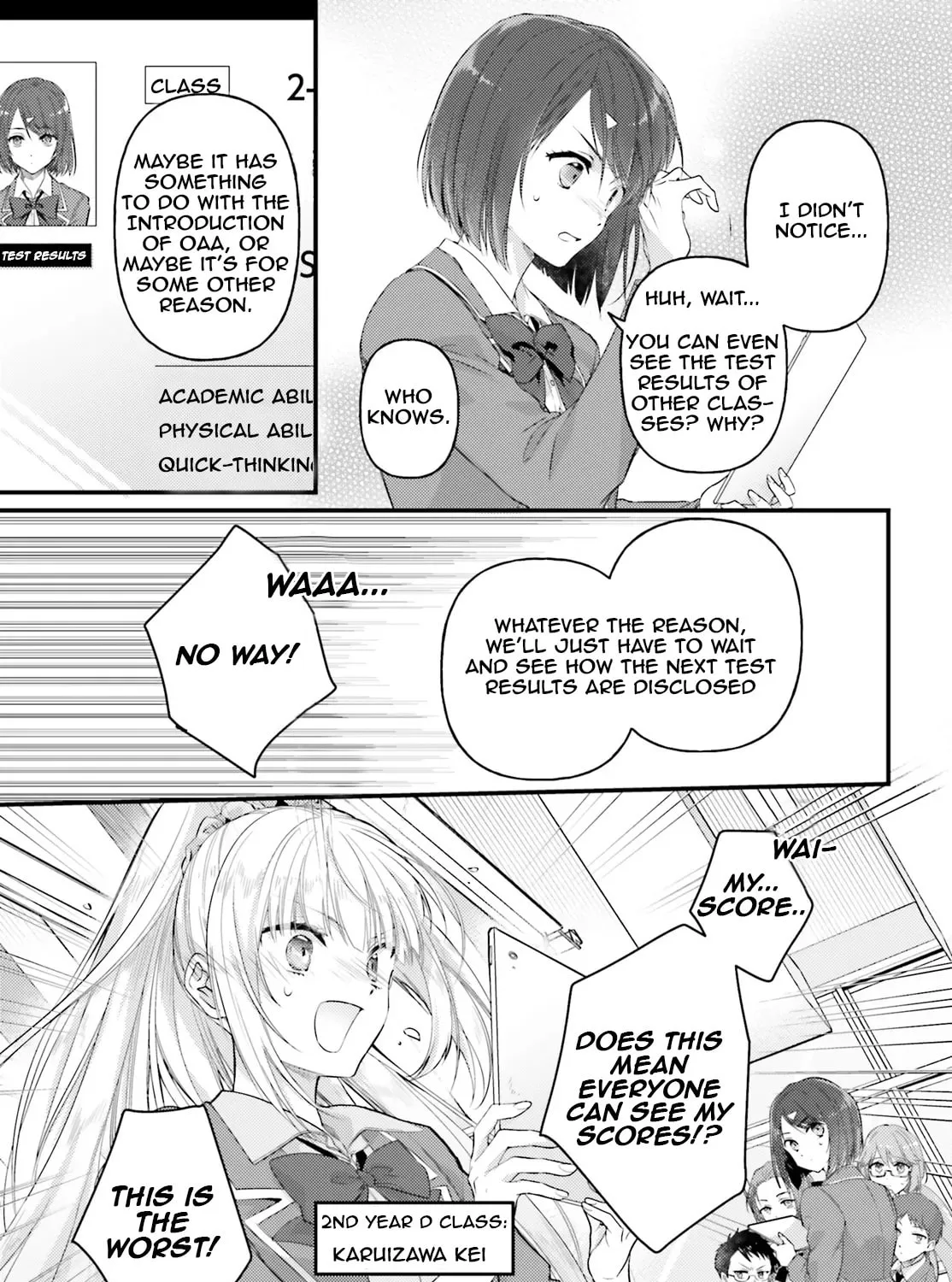Classroom of the Elite 2nd Year Edition 2nd Stage Chapter 1.2 page 13 - 