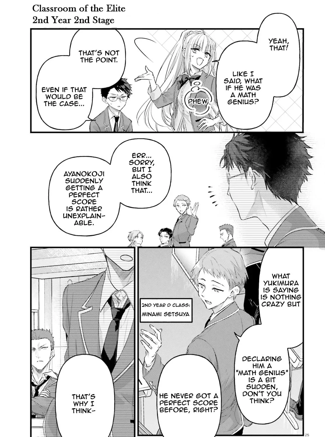 Classroom of the Elite 2nd Year Edition 2nd Stage Chapter 1.2 page 21 - 