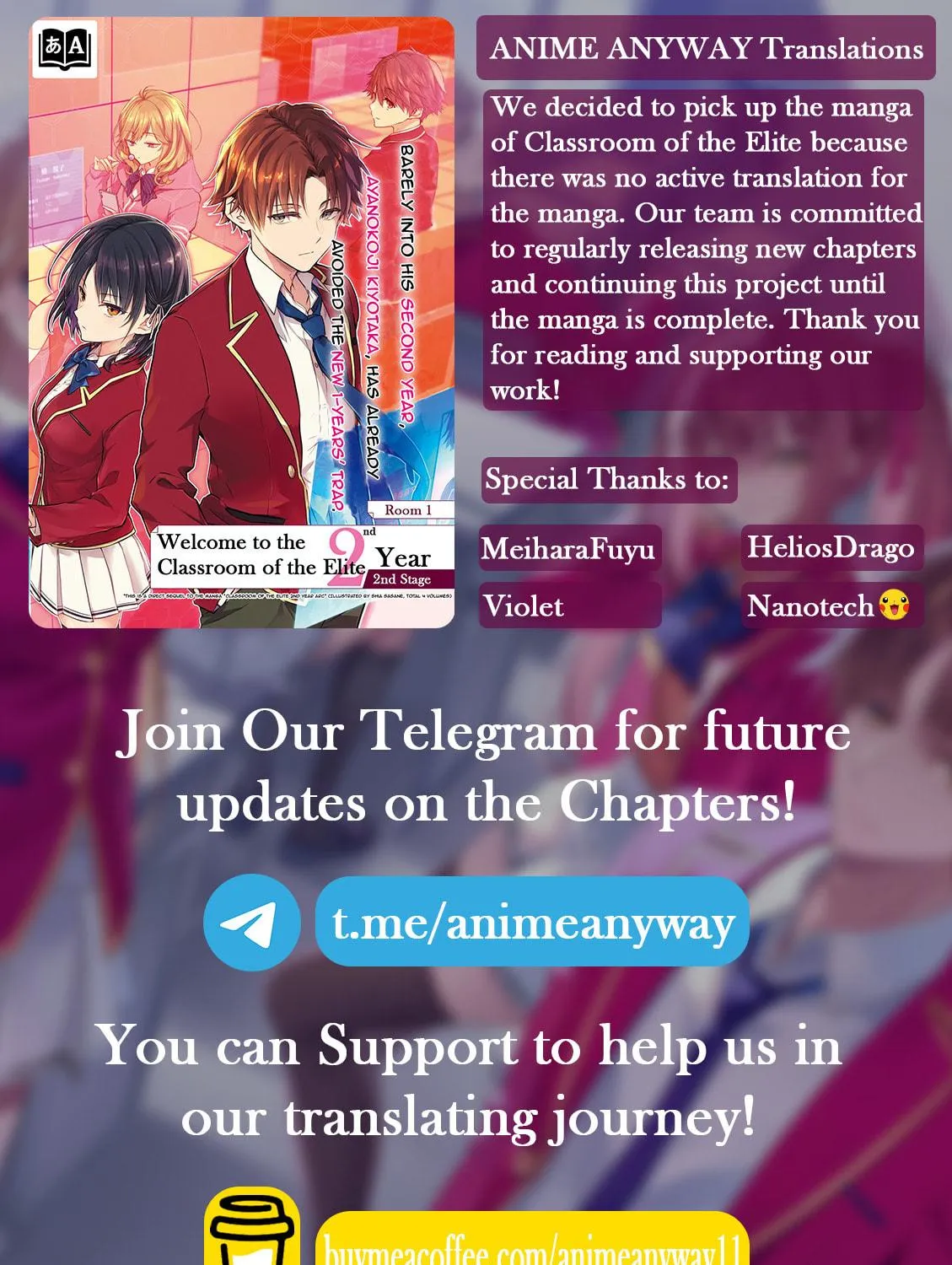 Classroom of the Elite 2nd Year Edition 2nd Stage Chapter 1.2 page 35 - 