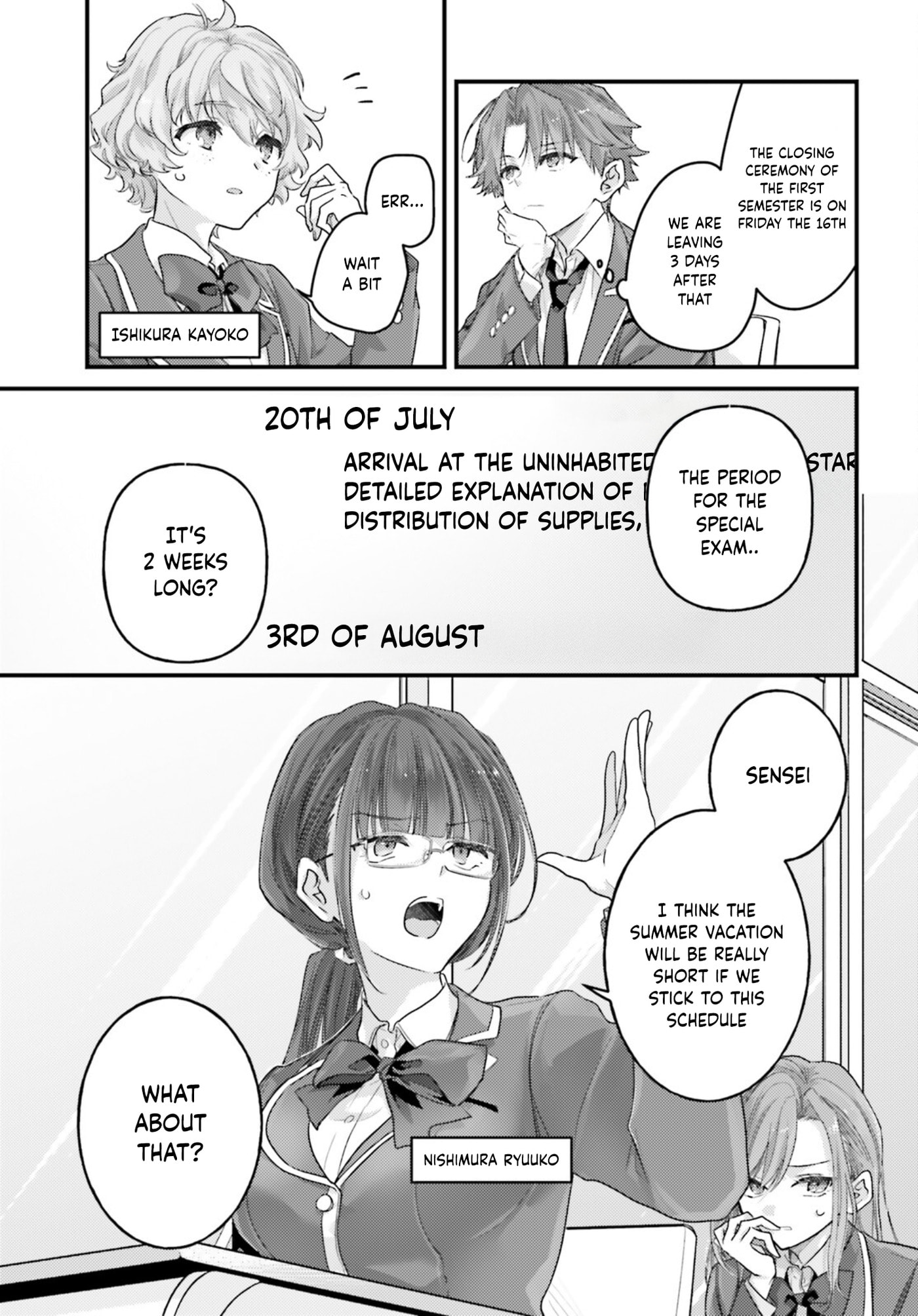 Classroom of the Elite 2nd Year Edition 2nd Stage Chapter 12 page 11 - 