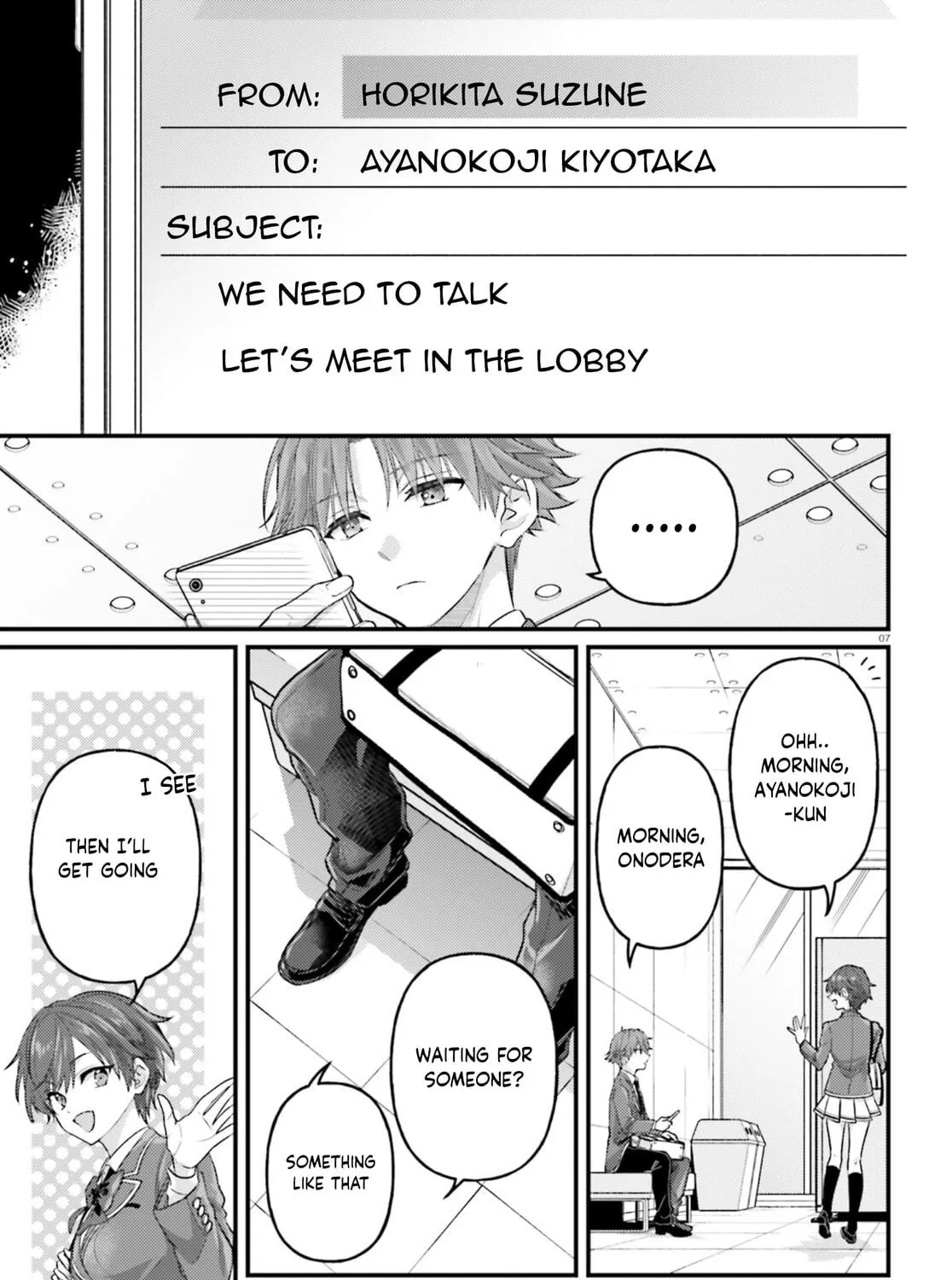 Classroom of the Elite 2nd Year Edition 2nd Stage Chapter 6 page 11 - 