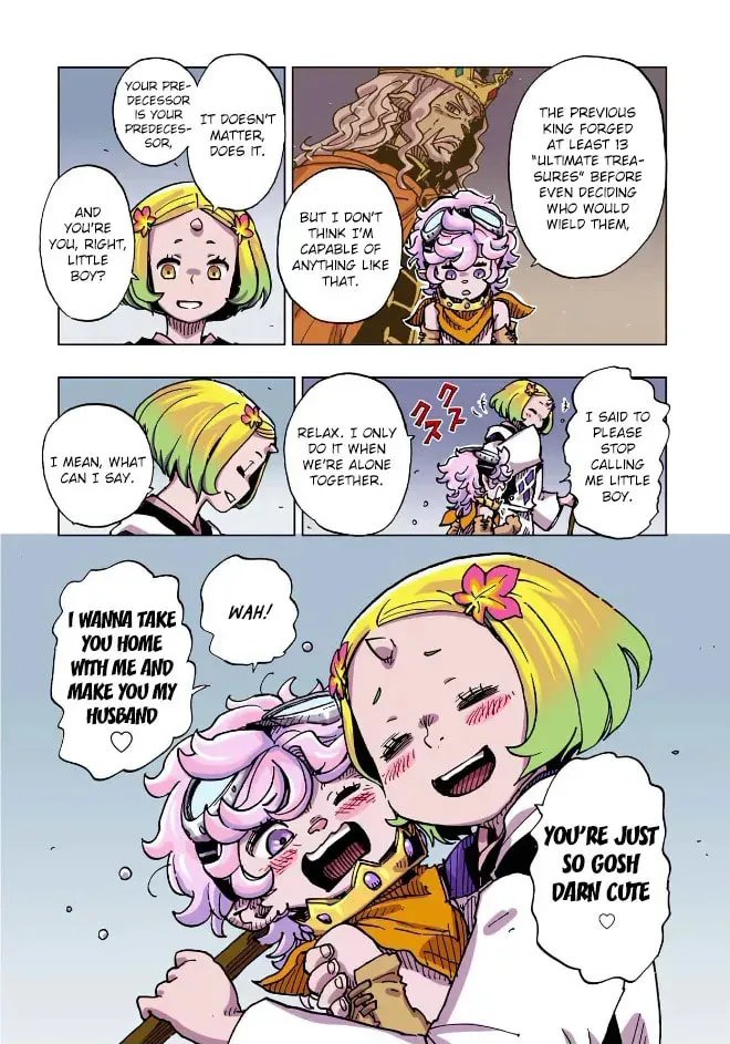 Clevatess: Majuu no Ou to Akago to Kabane no Yuusha (Colored) Chapter 59 page 5 - 