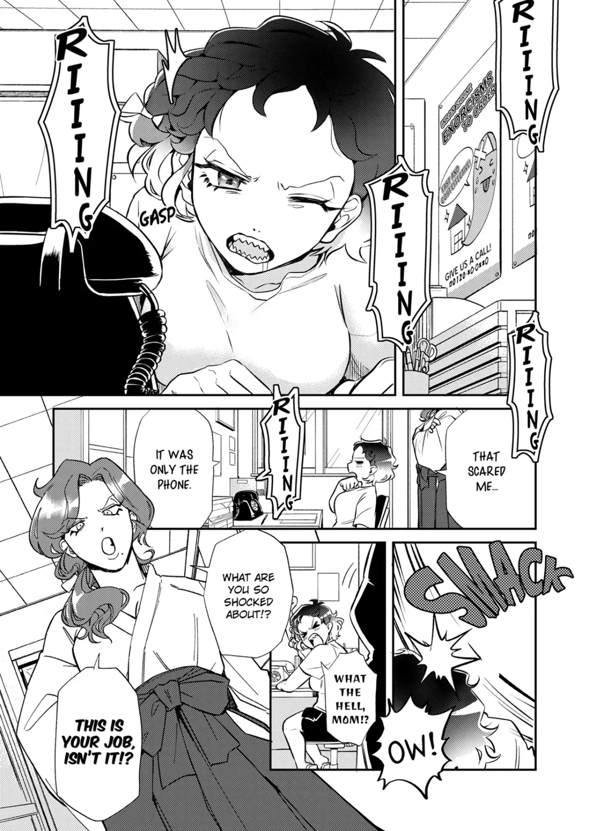 Climaxorcism! -Making My Handsome, Well-Endowed Client Bust a Nut to Bust Ghosts- (Official) Chapter 1 page 1 - 