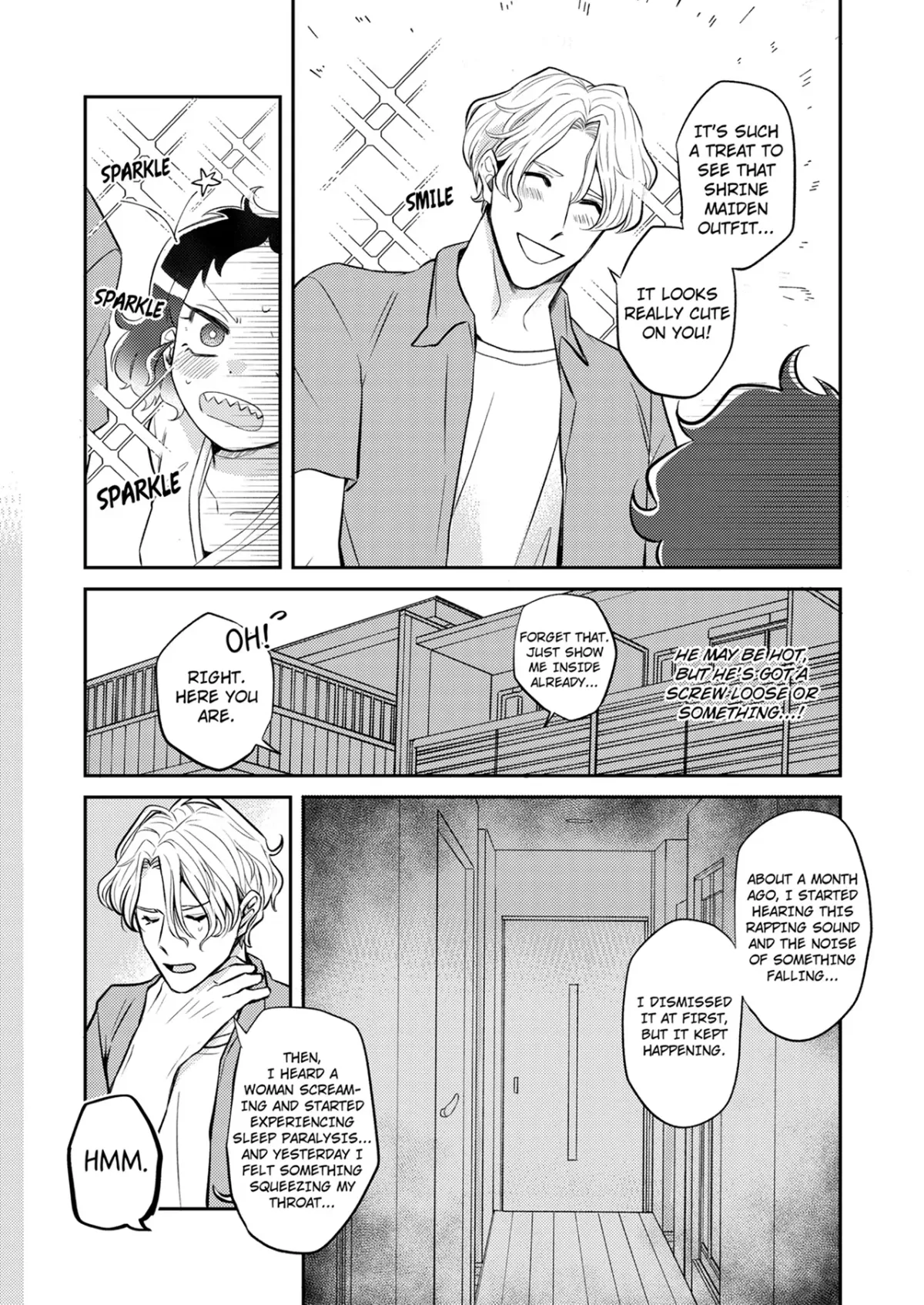 Climaxorcism! -Making My Handsome, Well-Endowed Client Bust a Nut to Bust Ghosts- (Official) Chapter 1 page 6 - 