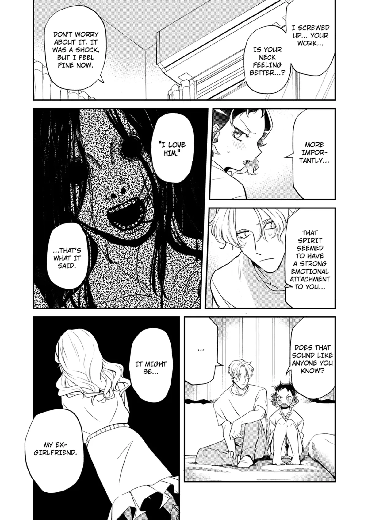 Climaxorcism! -Making My Handsome, Well-Endowed Client Bust a Nut to Bust Ghosts- (Official) Chapter 4 page 1 - 