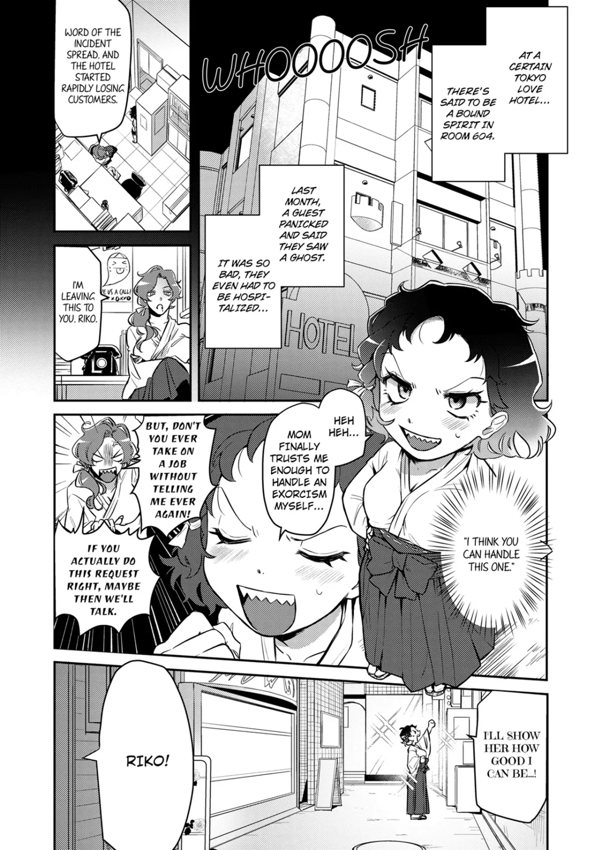 Climaxorcism! -Making My Handsome, Well-Endowed Client Bust a Nut to Bust Ghosts- (Official) Chapter 5 page 1 - 