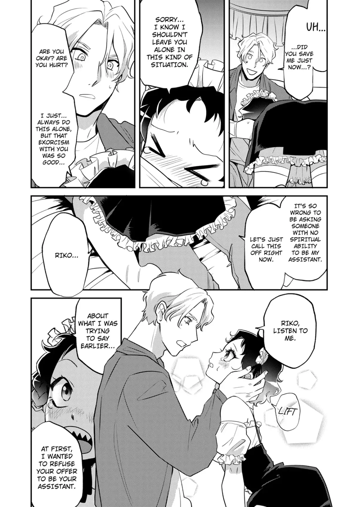 Climaxorcism! -Making My Handsome, Well-Endowed Client Bust a Nut to Bust Ghosts- (Official) Chapter 6 page 1 - 