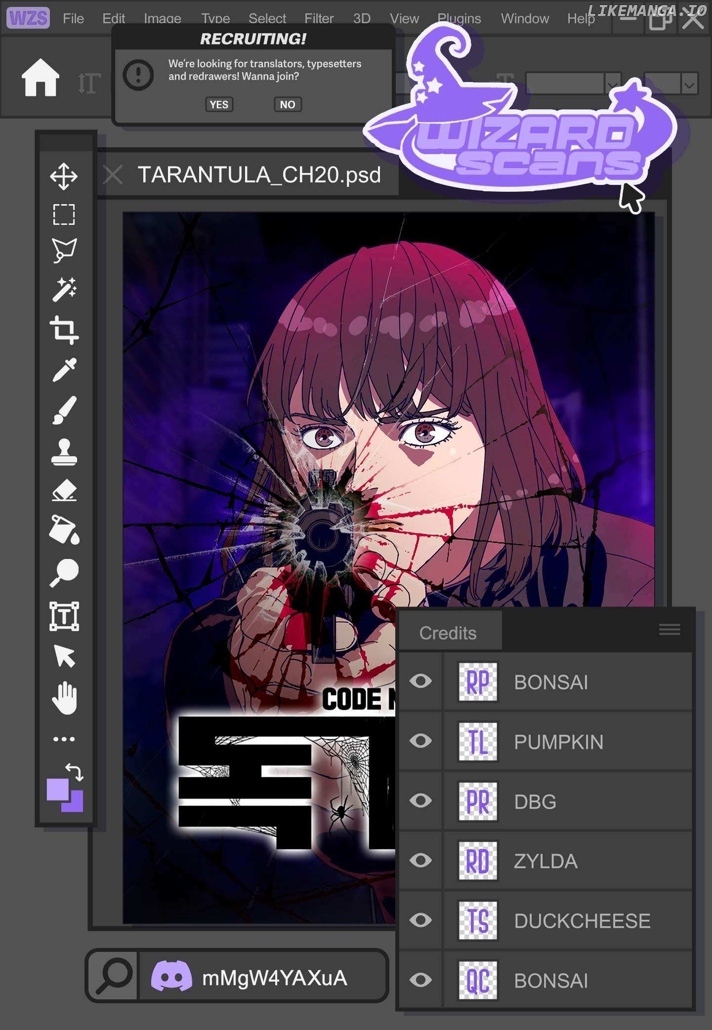 Code Name: Tarantula Chapter 20 page 1 - 