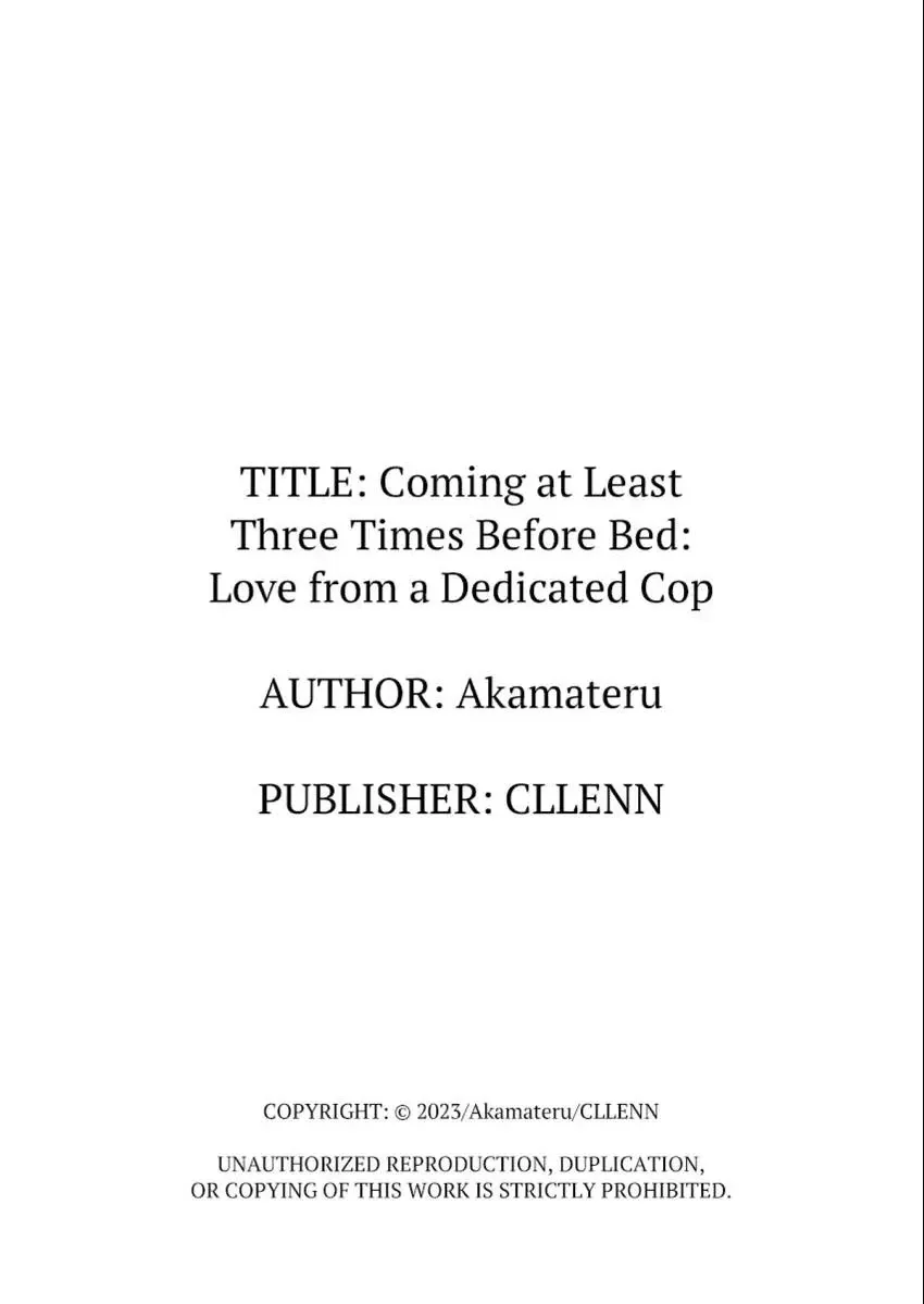 Coming at Least Three Times Before Bed: Love From a Dedicated Cop Chapter 4 page 27 - 
