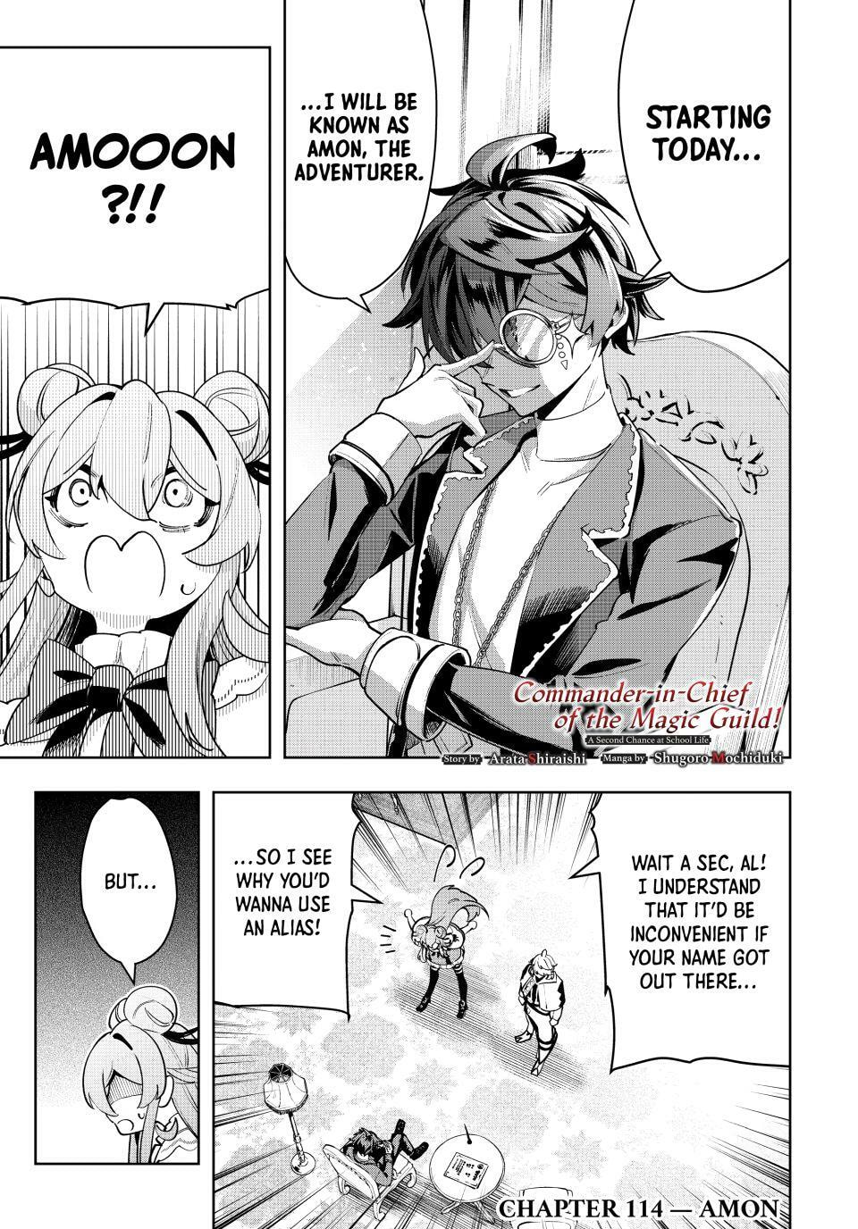 Commander-in-Chief of the Magic Guild!: A Second Chance at School Life Chapter 114 page 1 - 