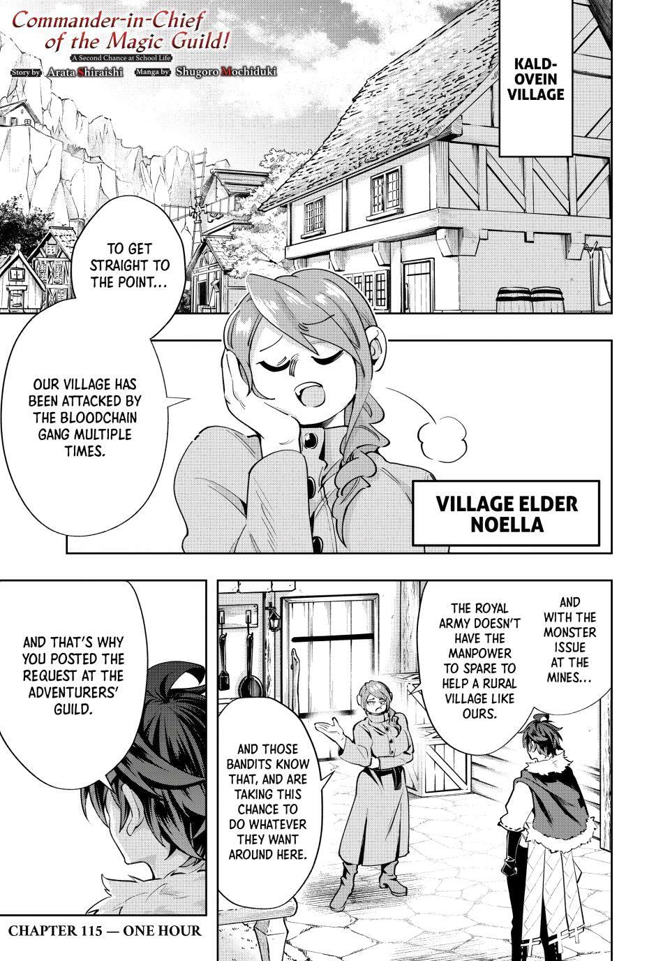 Commander-in-Chief of the Magic Guild!: A Second Chance at School Life Chapter 115 page 1 - 
