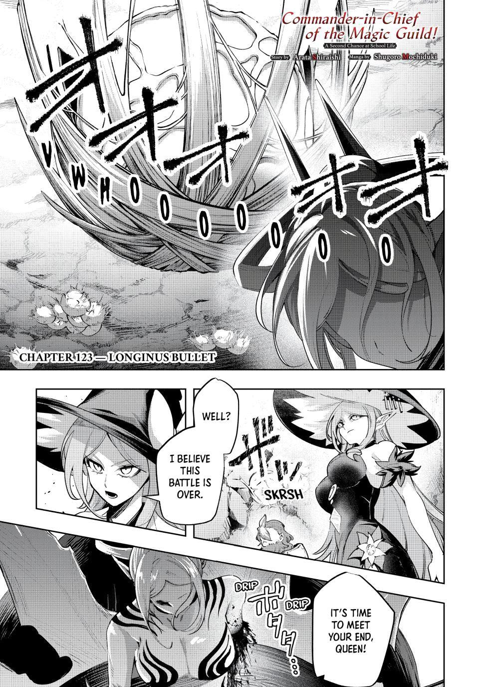 Commander-in-Chief of the Magic Guild!: A Second Chance at School Life Chapter 123 page 1 - 