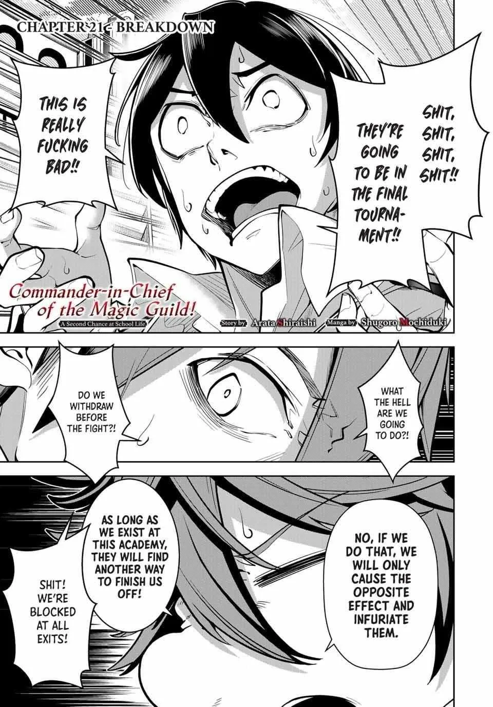 Commander-in-Chief of the Magic Guild!: A Second Chance at School Life Chapter 21 page 2 - 