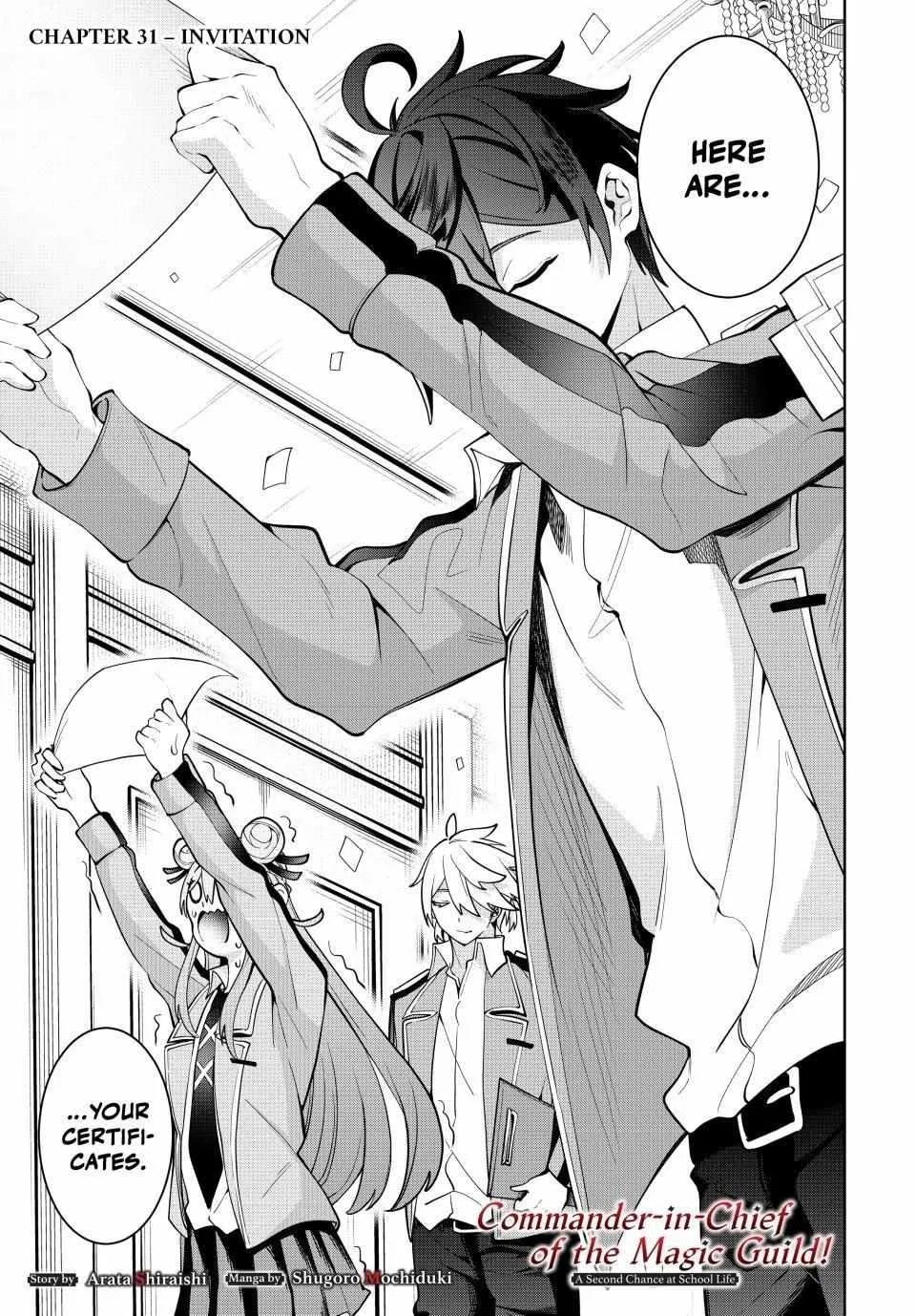 Commander-in-Chief of the Magic Guild!: A Second Chance at School Life Chapter 31 page 1 - 