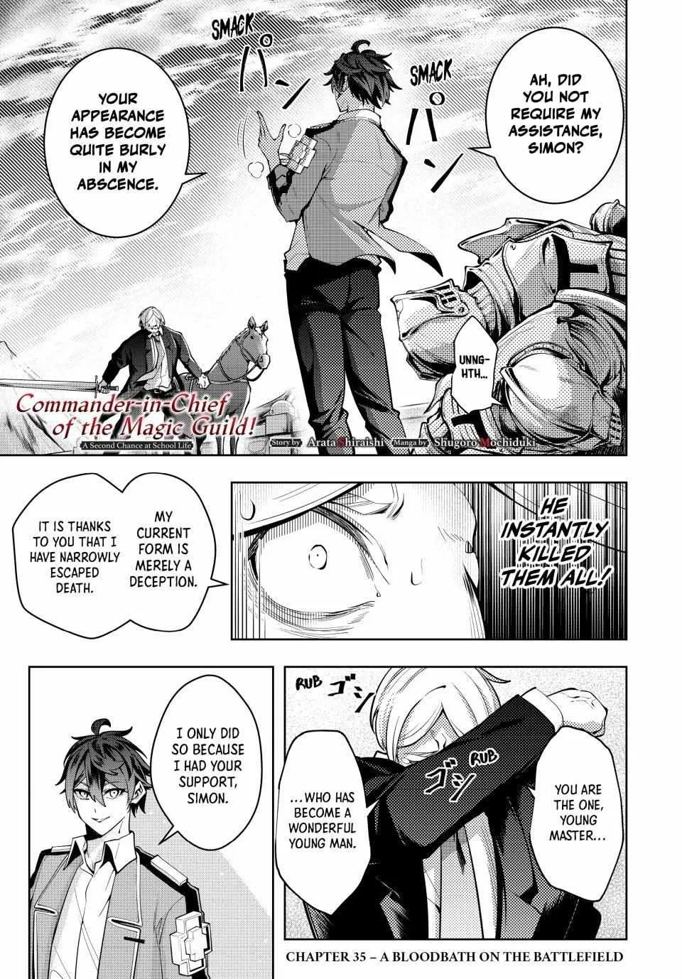 Commander-in-Chief of the Magic Guild!: A Second Chance at School Life Chapter 35 page 2 - 