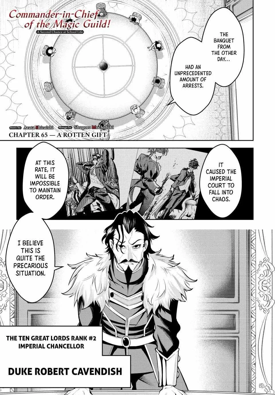Commander-in-Chief of the Magic Guild!: A Second Chance at School Life Chapter 65 page 1 - 