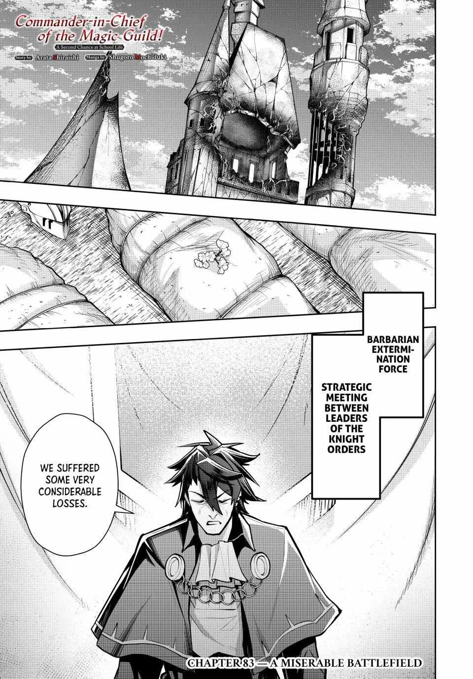 Commander-in-Chief of the Magic Guild!: A Second Chance at School Life Chapter 83 page 2 - 