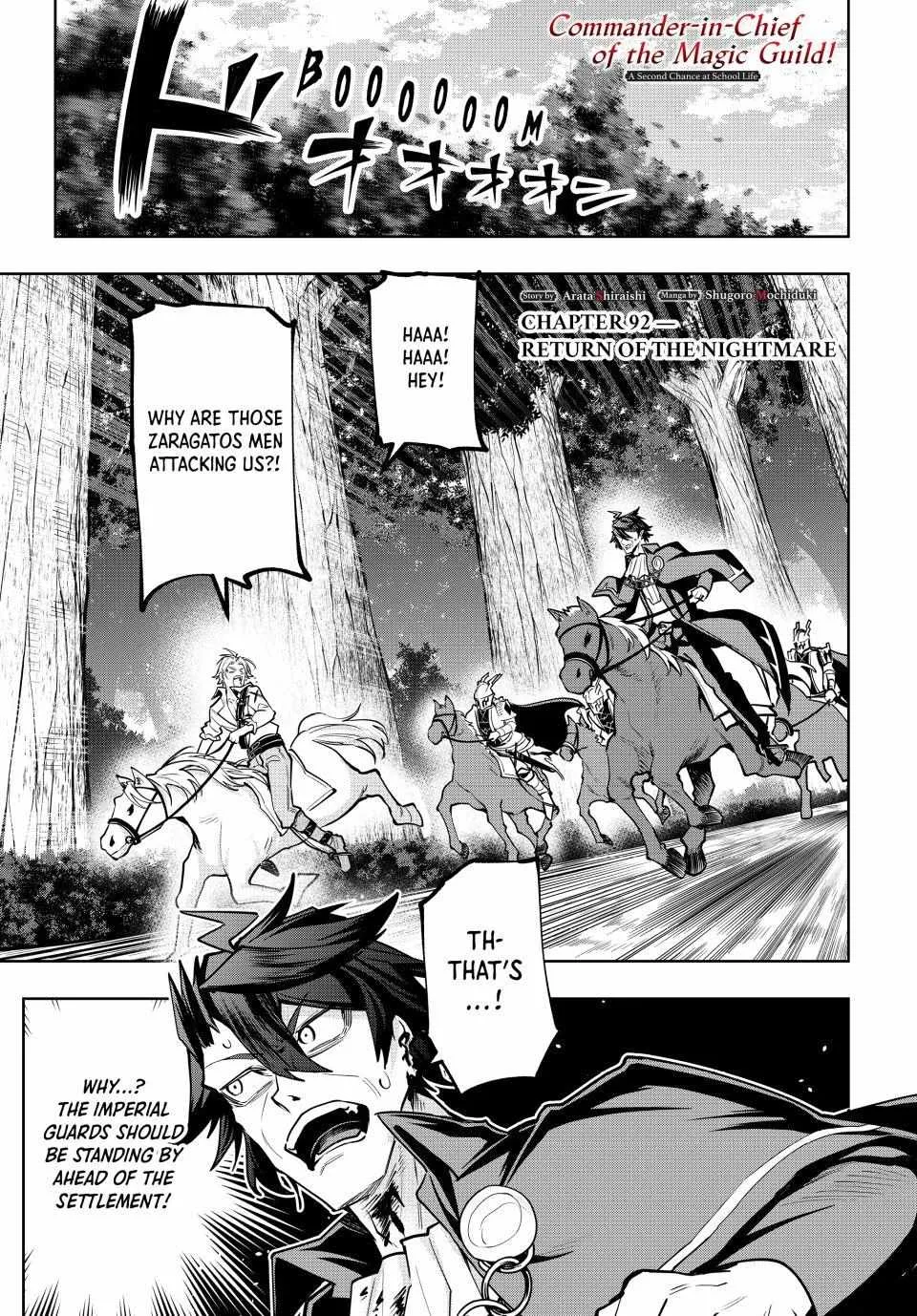 Commander-in-Chief of the Magic Guild!: A Second Chance at School Life Chapter 92 page 1 - 