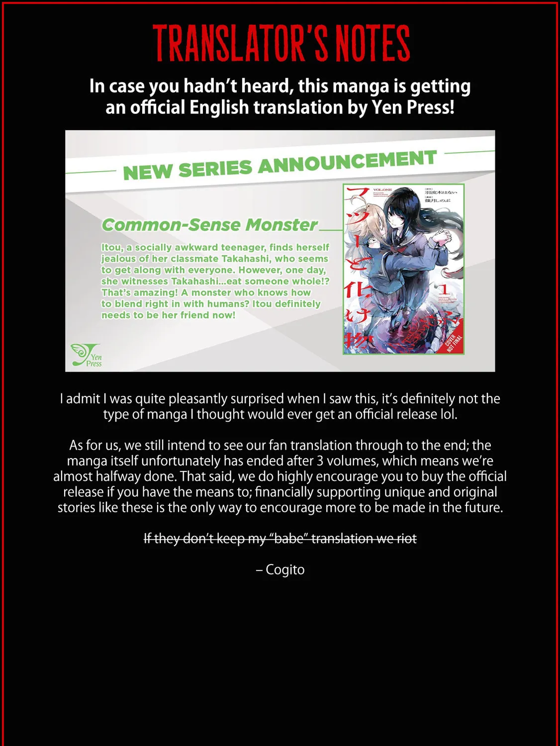 Common-Sense Monster Chapter 12 page 43 - 